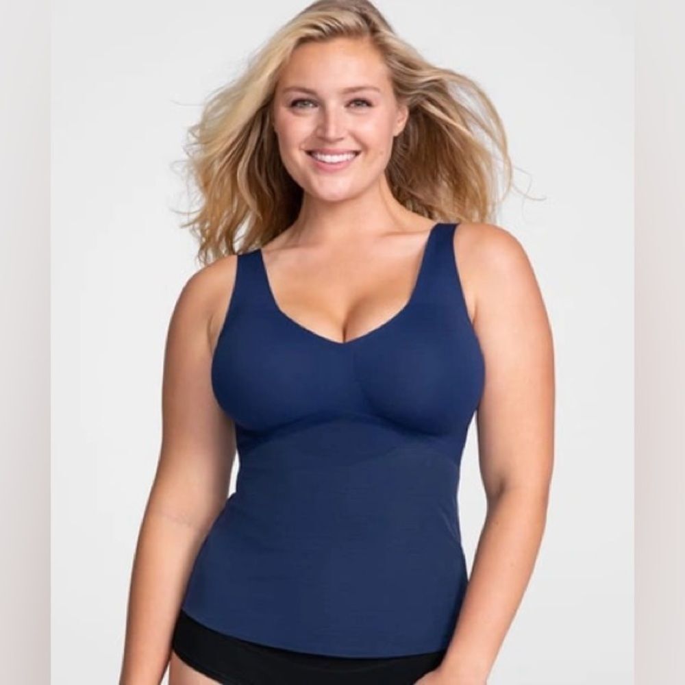 Honeylove LiftWear Tank in Navy 2X NWT in packaging